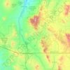Santa Cruz County topographic map, elevation, terrain