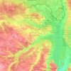 Rajon Wyschhorod topographic map, elevation, terrain