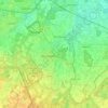 Hilvarenbeek topographic map, elevation, terrain