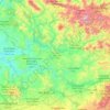 Taounate Province topographic map, elevation, terrain