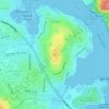 Lutana topographic map, elevation, terrain