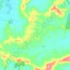 Ilkley topographic map, elevation, terrain