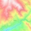 Huacllán topographic map, elevation, terrain