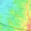 South Penrith topographic map, elevation, terrain