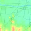 Pleystowe topographic map, elevation, terrain