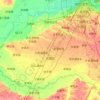 Shuangcheng District topographic map, elevation, terrain