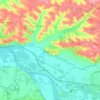 Clermont-Soubiran topographic map, elevation, terrain