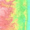 Eswatini topographic map, elevation, terrain
