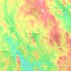Rautavaara topographic map, elevation, terrain