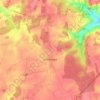Villebougis topographic map, elevation, terrain
