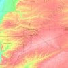 Morgan County topographic map, elevation, terrain