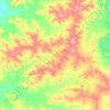 Nyabing topographic map, elevation, terrain