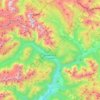 Auronzo di Cadore topographic map, elevation, terrain