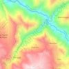 Chaccho topographic map, elevation, terrain