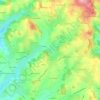 Saint-Clément-les-Places topographic map, elevation, terrain