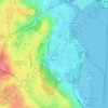 Belle Haven topographic map, elevation, terrain