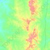 Itaporã do Tocantins topographic map, elevation, terrain