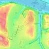 Highland Park topographic map, elevation, terrain