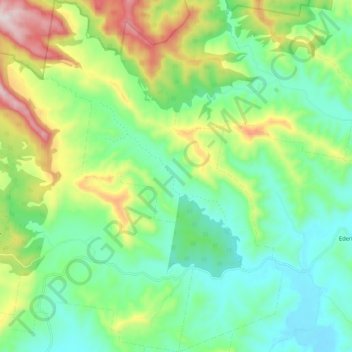 Smiths Creek topographic map, elevation, terrain