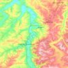 Biala topographic map, elevation, terrain