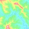 Iron Pot Creek topographic map, elevation, terrain
