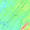 McMinn County topographic map, elevation, terrain