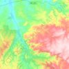Serrinha topographic map, elevation, terrain