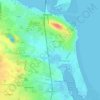 Malahide Topographic Map, Elevation, Terrain