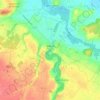 Marnes topographic map, elevation, terrain