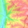 Batres topographic map, elevation, terrain