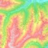 Sellrain topographic map, elevation, terrain