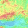 İzmit topographic map, elevation, terrain