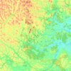 Ibiratinga topographic map, elevation, terrain