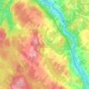 Saint-François-Xavier-de-Brompton topographic map, elevation, terrain