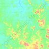 Novo Riachuelo topographic map, elevation, terrain