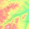 Yellowstone County topographic map, elevation, terrain