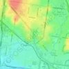 Dandenong topographic map, elevation, terrain