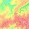 Plougourvest topographic map, elevation, terrain