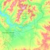 Налайх ᠨᠠᠯᠠᠶᠢᠬᠤ topographic map, elevation, terrain