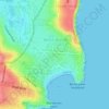 North Bondi topographic map, elevation, terrain