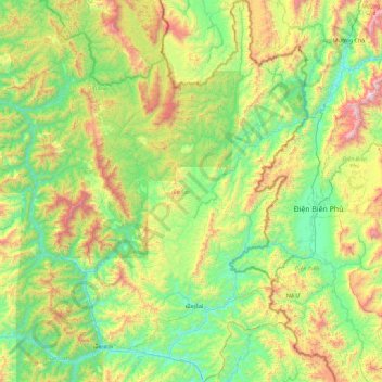 May District topographic map, elevation, terrain
