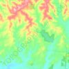 Glen Alvie topographic map, elevation, terrain