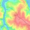 Henvic topographic map, elevation, terrain