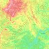 Кашинский городской округ topographic map, elevation, terrain
