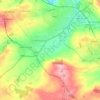 Etherley topographic map, elevation, terrain