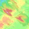 Needles topographic map, elevation, terrain