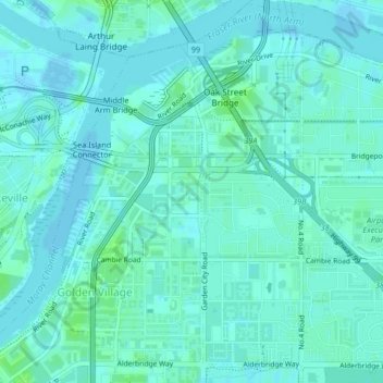 Ketcheson Neighbourhood Park topographic map, elevation, terrain