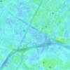 Zabeel Park topographic map, elevation, terrain