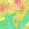 Jackson Hole topographic map, elevation, terrain