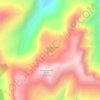 South Lake topographic map, elevation, terrain
